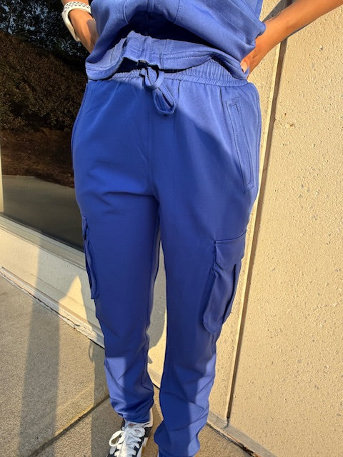 Blue Core Cargo Bottoms