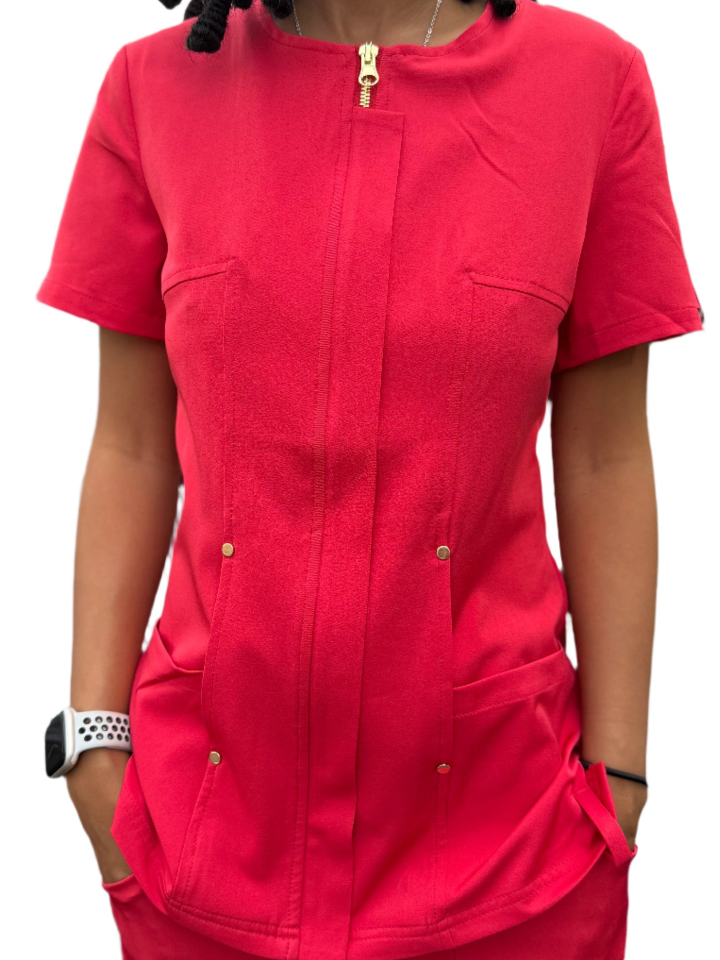 Suited Scrub Top